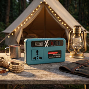 Single-plug illuminated inverter